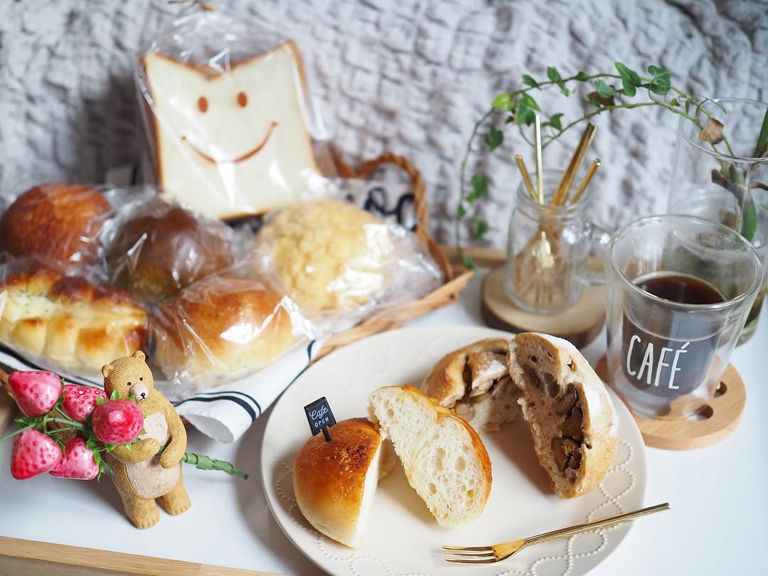口コミ投稿：ぱん結びがおすすめする、和風なパン屋さん川越ベーカリー楽楽からお取り寄せで届い…
