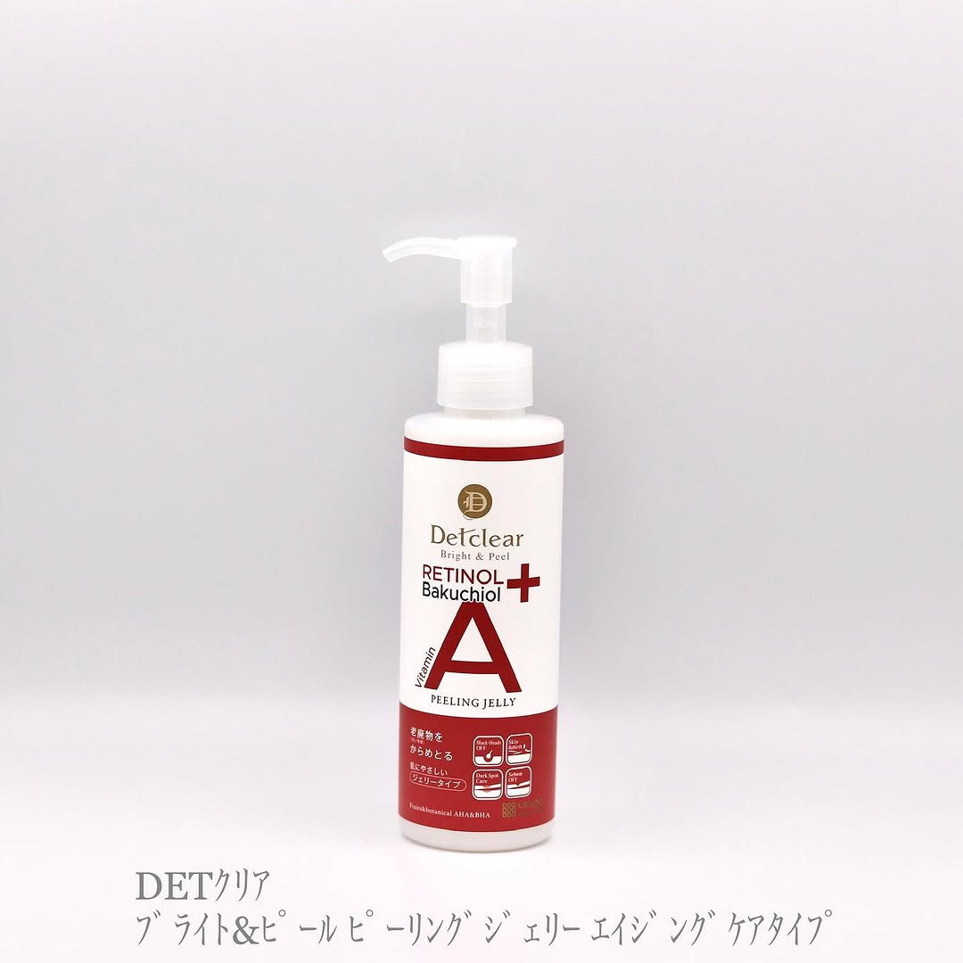 口コミ投稿：DETクリア ブライト＆ピール ピーリングジェリー エイジングケアタイプ180mL・1,430…