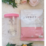 ✩.*˚#PR商品を提供していただき使用していますコラゲネイドHGお湯にも水にもサッと溶ける顆粒タイプのコラーゲンです♪一日の摂取目安は6g。計量スプーン付き(スプーン2杯で約6g)の専用…のInstagram画像