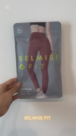 【PR】BELMISEFIT リムーブレギンス🏃‍♀️.特殊インクとゲルマニウム鉱石が埋め込まれた生地で作られたスポーツレギンスを使用してみました✨.運動時にはいつもよりも締め付けなくすっき…のInstagram画像