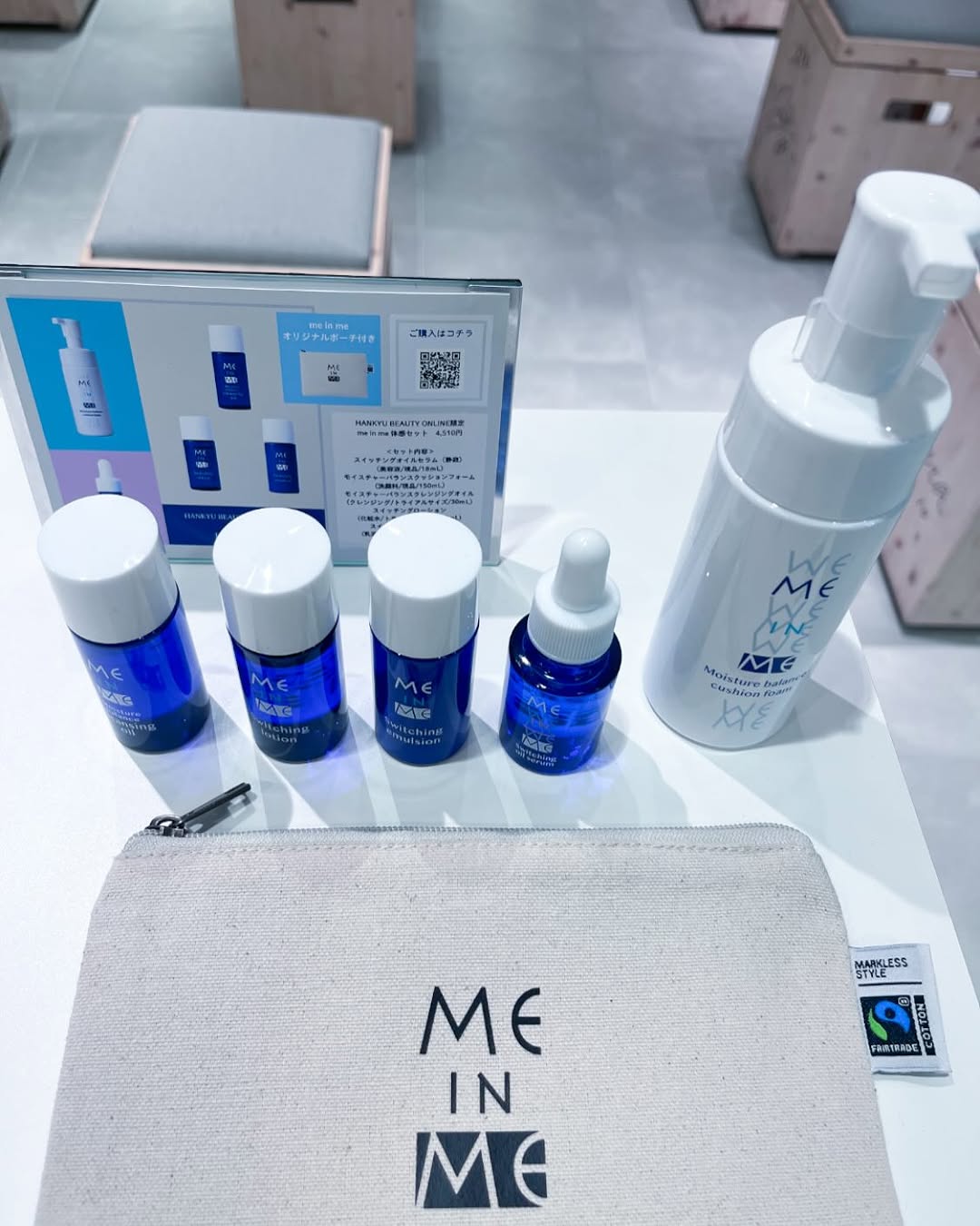 口コミ投稿：me in me@me_in_me_official のポップアップに行ってきました。自然由来のうるおい成…