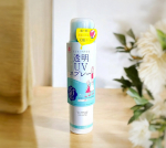 紫外線予報　透明UVスプレーF⁡SPF50+ PA++++ ⁡シューッとするだけ！全身UVケアできるスプレータイプの日焼け止め⁡⁡⁡使う時は目や口を閉じて、缶はよく振ってからスプレー…のInstagram画像