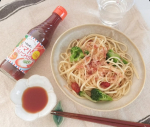 *＼新商品／寺岡家のトマトめんつゆ・トマトペーストの酸味＆甘みとかつお節の旨みたっぷりな麺つゆです新しいタイプの麺つゆですね🍅そうめんやうどんなどの麺つゆとしてだけでなくミネスト…のInstagram画像