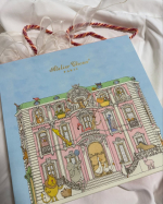 .ベビーのもろもろグッズ🩵@atelierchouxparis のおくるみは大親友がプレゼントしてくれた🩰🐰🐻‍❄️🐶🫧@ulu._.baby さまのベビーソープ、スキンケアシリーズも泡…のInstagram画像