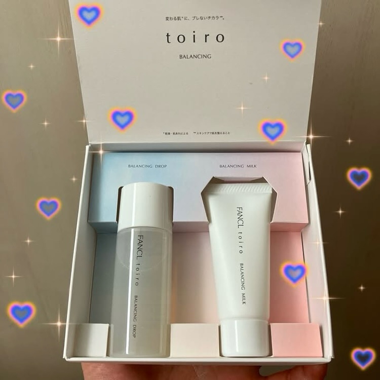 口コミ投稿：「toiro（トイロ）」”バランシングドロップ+バランシングミルク”→　 普段無添加スキ…