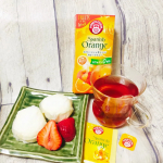 ポンパドール『フルーツ オブ ザ ワールド』シリーズの「スパニッシュオレンジ」と「地中海ピーチ」を飲んでみました。こちらはフルーツのおいしさを詰め込んだ、フルーツベースのハーブティー。　　熱湯…のInstagram画像