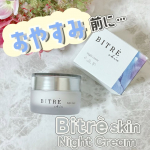 *・こちらはビトレスキン ナイトクリームです😌💕・-----＊-----＊使用感想＊-----＊-----・バリア機能を整え肌荒れ防止にも期待でき、年齢肌悩みにじっくりと向き合えるナ…のInstagram画像