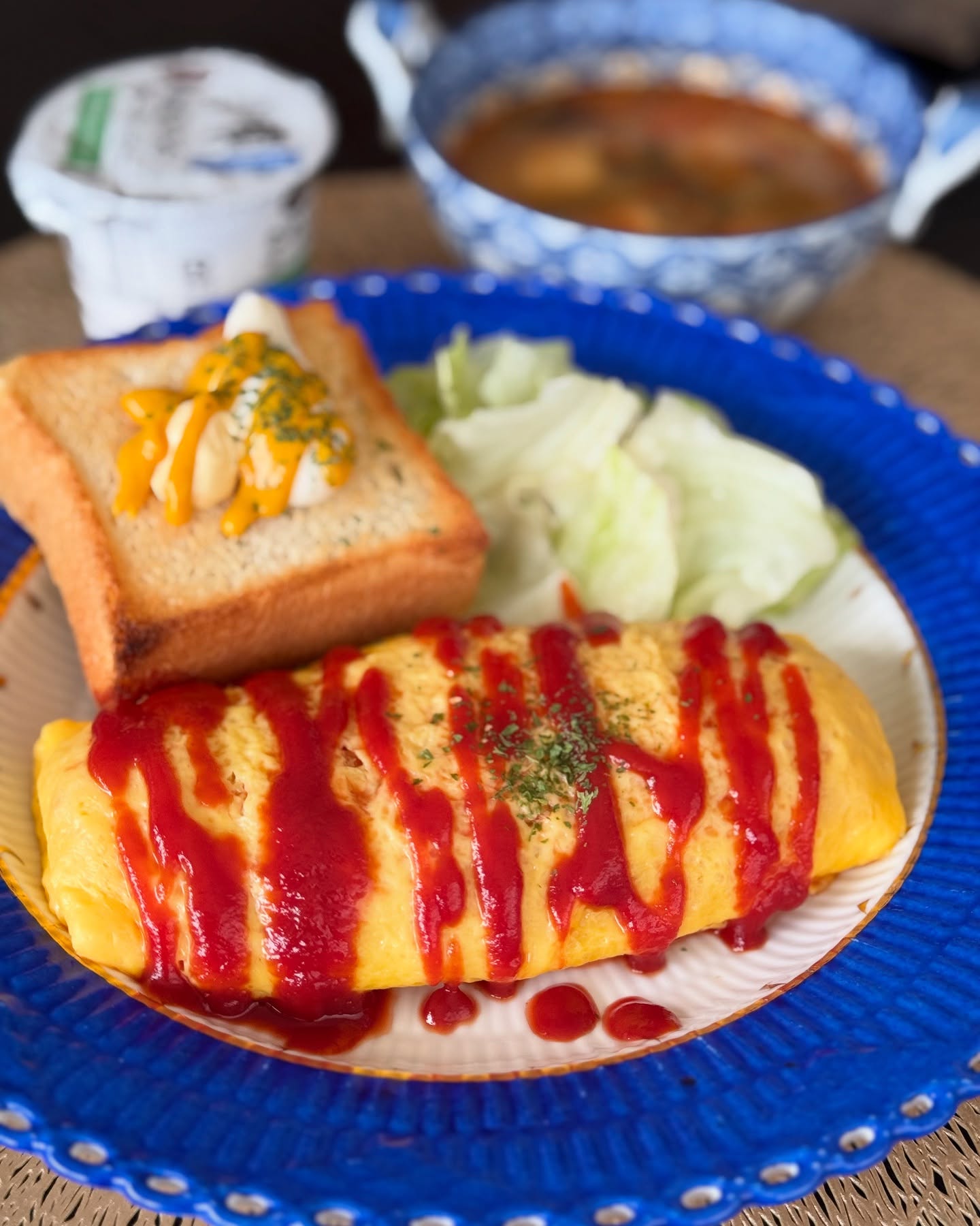 口コミ投稿：楽々うまうまお家ランチ🍙今日は5分かからずでボリュームありな素敵ランチだよ🌟ユーコ…
