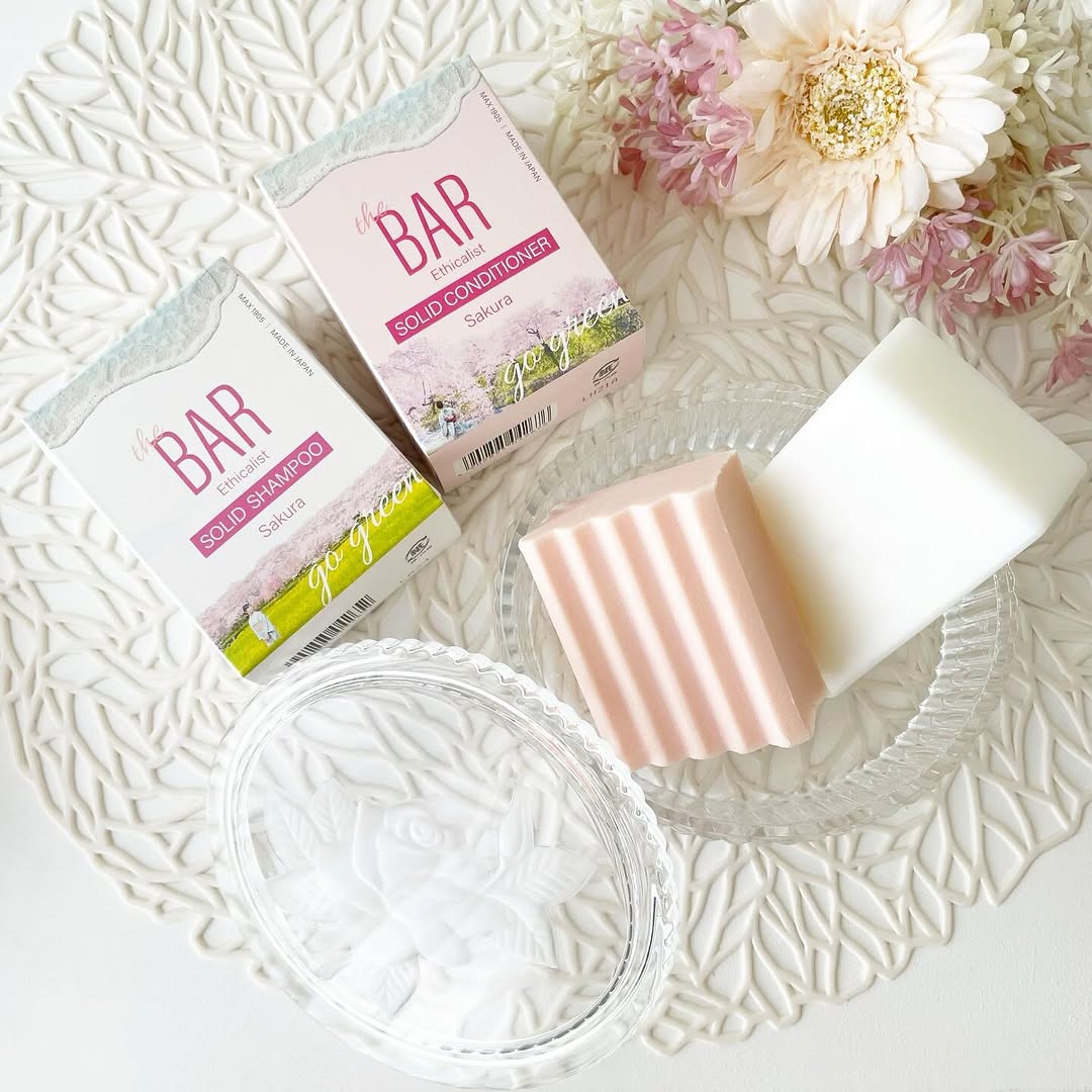 口コミ投稿：🌸The BAR シャンプー Sakura🌸The BAR コンディショナー Sakura  こちらの石けんに見…