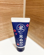 江戸こすめ　米ぬか洗顔を使ってみました✨こちらは米ぬかスクラブで、古い角質によるくすみや毛穴汚れをやさしくオフしてくれるアイテムです。無香料、無鉱物油、アルコールフリー、パラベンフリー、動物由来…のInstagram画像