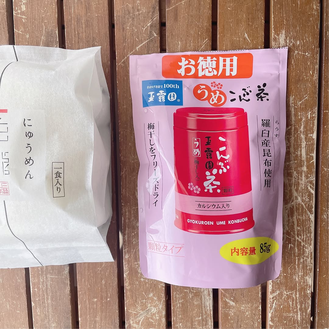 口コミ投稿：一度は見たことあるはずの梅昆布茶🫖🍵ティースプーンにすくってお湯で割るだけなので…