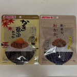 🐟✨🍚✨🐟マルトモ株式会社ソフトふりかけ・かき醤油おかか・素直な、おかか。　各45gマルトモファンサイトイベントに当選して食べ比べさせて頂きました😋ありがとうございます🤎日頃あまり…のInstagram画像