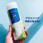 アロエメイド 発酵化粧水AY発酵アロエヨーグルトってなんだか美味しそうな名前が書いてありますが化粧水なんです。3種の発酵エキス配合(発酵アロエ*¹ヨーグルト*² ビフィズス菌*³)が肌の土台を…のInstagram画像