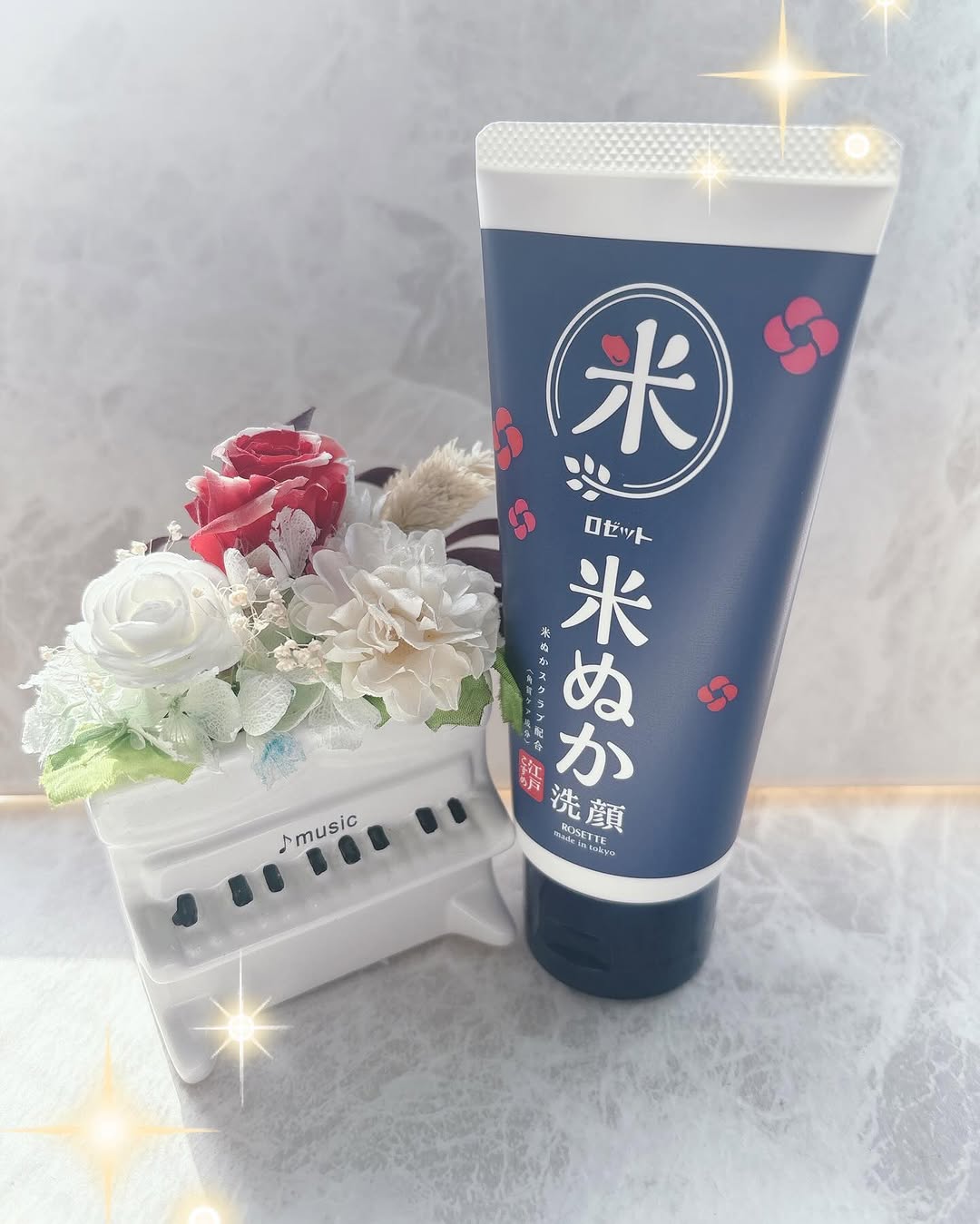 口コミ投稿：米ぬか洗顔お試ししました🥰米ぬかスクラブで優しく毛穴汚れをオフしてくれる洗顔です…