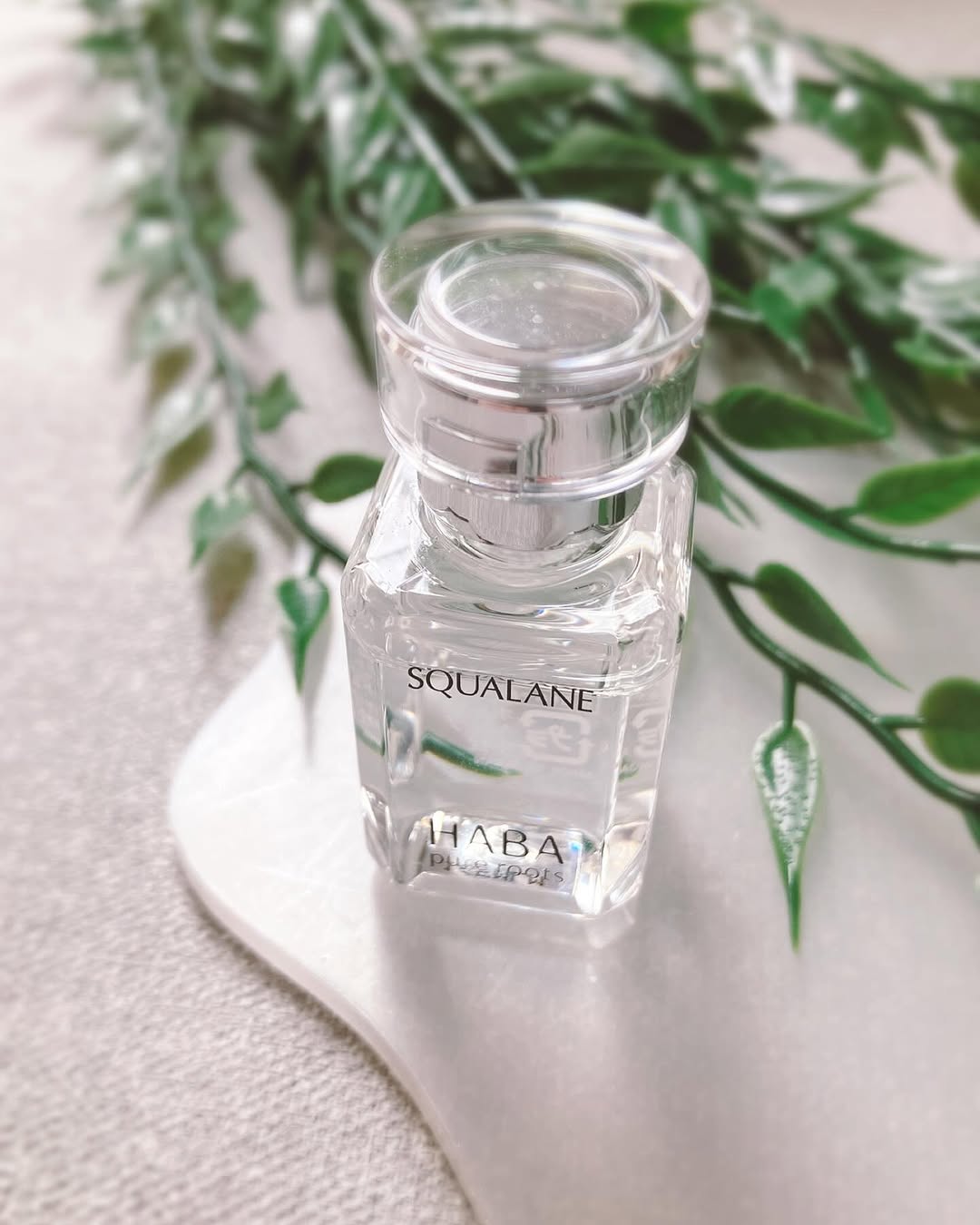 口コミ投稿：HABAスクワラン♡使い続けて…😌これ１つで乳液・クリーム代わりにも…🌿顔・髪にも使え、…