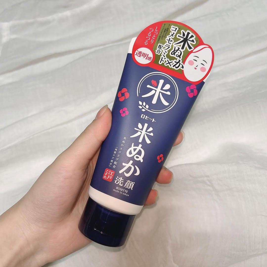口コミ投稿：江戸こすめ　米ぬか洗米ぬかスクラブ*1で、古い角質によるくすみや毛穴汚れをやさし…