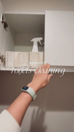 Toilet Cleaning Routineトイレ掃除の様子を撮影してみました。みんなトイレ掃除ってどうやってる？わが家は月１回、サボったリングを使い日々のトイレ掃除は【バイオサイクルト…のInstagram画像