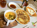 ⁡⁡晩ごはん⁡◯チヂミ(定番&キムチーズ)◯キムチスープ⁡キムチ消費レシピ😌⁡・････━━━━━━━━━━━････・⁡#今日のごはん #今日のご飯 #ご飯記録 #おうちごはん…のInstagram画像