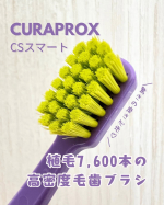 ＼驚きの毛量のプレミアム歯ブラシ／🏷️ クラプロックス歯ブラシ　CSスマート⁡クラプロックス CSスマートは、なんと！一般的な歯ブラシの約10倍、【植毛7600本】の超高密度毛歯ブラシ🦷✨⁡…のInstagram画像