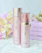 BRIGHTAGEリフトホワイト ローションモイスト＆リフトホワイト パーフェクションを使ってみています✨️第一三共ヘルスケア開発のエイジングケア*¹「ブライトエイジ」。このスキンケアラ…のInstagram画像