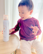 お出かけ前の顔の日焼け止め用として、スプレータイプのを使うんだけど、今回初めて使ったこのやつなかなかお気に入り🫶💕　　　マザーアンドドーター‎𓊆 クリアUVスプレー ‎ 𓊇SPF5…のInstagram画像