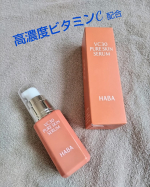 HABA VC30 ピュア　スキンセラム　高濃度ビタミンC配合くすみ、ハリ不足が気になる！悩みを改善させたくて、使い始めました。朝と夜の洗顔後、化粧水の前に使用します。テクスチャーは…のInstagram画像