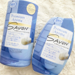 消臭力プレミアムアロマ サボンシリーズをお試しさせていただきました！ムーンリットバスは、お風呂上がりの滑らかな香り。清潔感のある優しい香りがお気に入りです。玄関・リビング用とトイレ用があ…のInstagram画像
