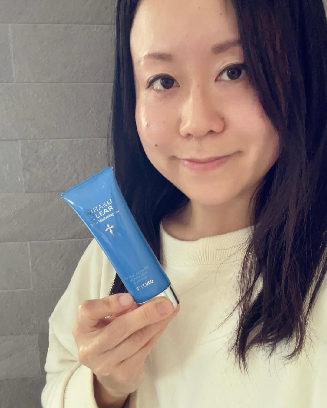 口コミ投稿：安心健康ライフさまの美白オールインワンゲルビハククリア 🩵⚪︎シミ・そばかす・日焼…
