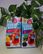 ☆。.:＊・゜ポンパドール  コールドブリュー※ストロベリー＆オレンジ※ベリーモヒートモニターに当選しました🎯どちらも甘味料不使用だけど 果物の甘みからか  ほのかにフルーティーな…のInstagram画像