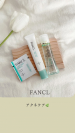 ⁡⁡FANCLアクネケア🌿⁡⁡繰り返すニキビを防ぐスキンケアアイテム✨⁡⁡最近気になるニキビ💥女の子の日前のニキビが気になっていました😢⁡⁡⁡そんな時に出会ったアクネ…のInstagram画像