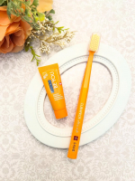 【スイス発！クラプロックス BE YOU】オレンジフレーバーで爽やか歯みがきタイム🍊✨大人気の歯ブラシCS5460と、カラフルでフルーティーな歯みがきセット😆大好きな歯ブラシでもう他のは使えな…のInstagram画像
