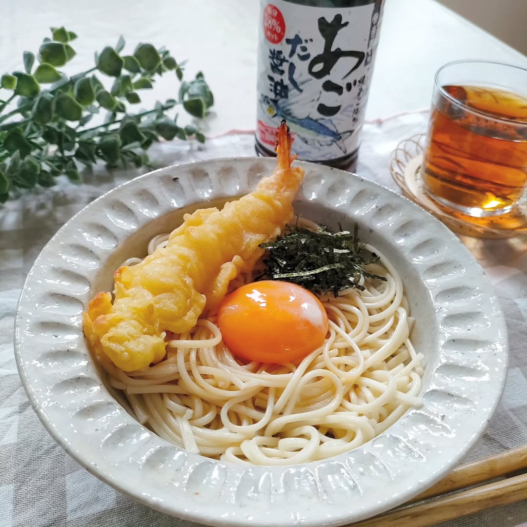 口コミ投稿：.🥢🥢🥢今日のランチは、ぶっかけ素麺♪(太い素麺だよっ♡)味付けはシンプルに『寺岡家の…