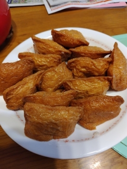 口コミ：わさび風こんぶ茶を使っておいなりさんの画像（2枚目）