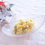 シルクスイート🍠とクリチ🧀のサラダ『わさび風味こんぶ茶』を玉露園様からご提供いただき味つけに使ってみました😊🍵飲むだけでなくふりかけや🍙お茶漬けはもちろん調味料として幅広く使えて便利♪…のInstagram画像