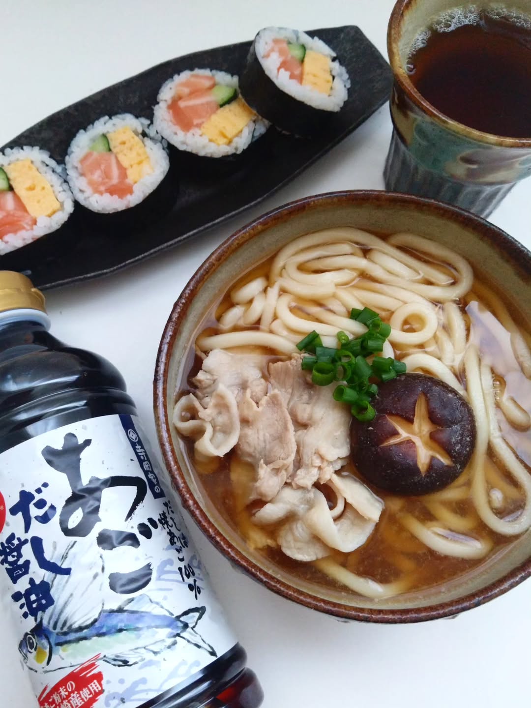 口コミ投稿：今日はランチに「寺岡家のあごだし醤油」を使って肉うどんを作りました！長崎県産の…