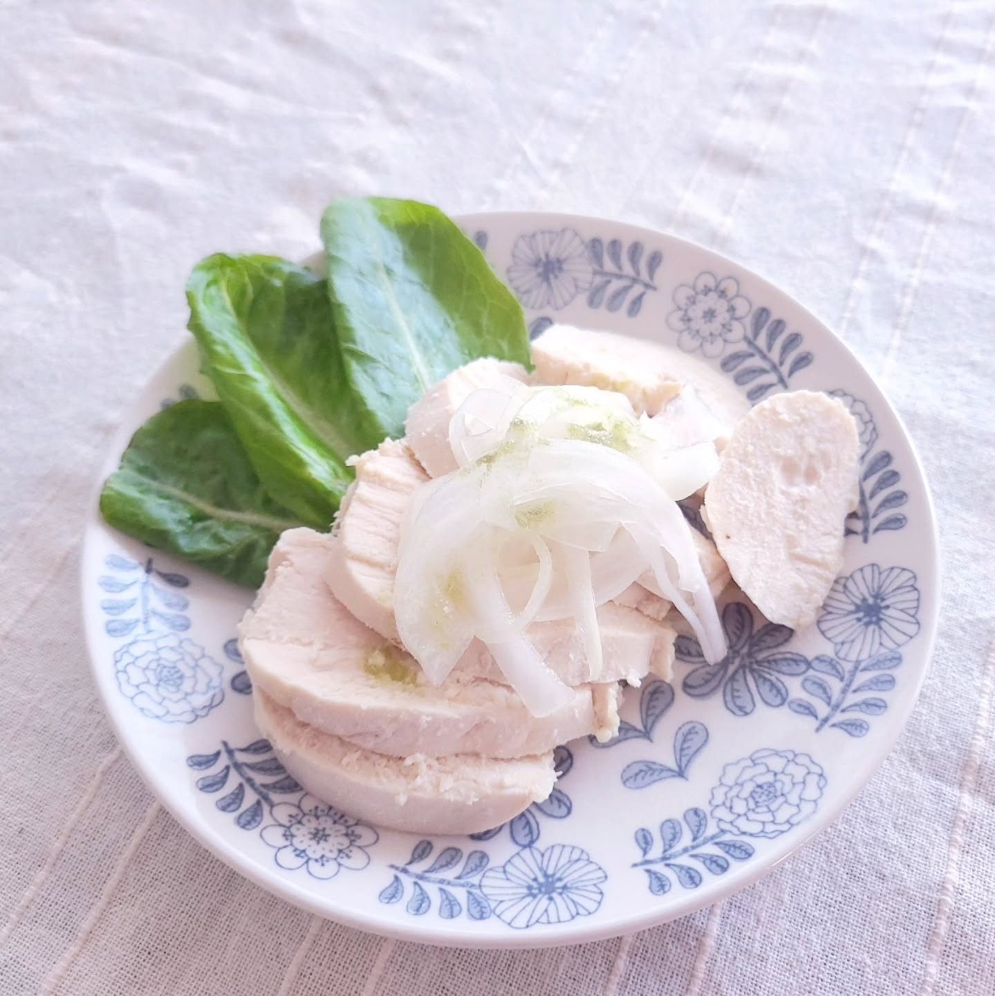 口コミ投稿：新玉ねぎと胸肉で作り置き『わさび風味こんぶ茶』を玉露園様からご提供いただき使っ…
