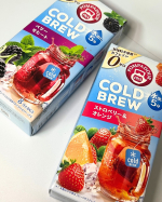 @pompadour_tea 様の【コールドブリュー】飲んでみました🥤🍓ベリーモヒート🍊ストロベリー＆オレンジの2種類を飲んでみたよ✨ハーブティって妊娠中に飲んだりしてたんだけど、なんか…のInstagram画像