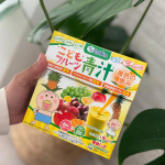 野菜と乳酸菌のチカラたっぷり！こどもフルーツ青汁黄色の恵み　が1番こどもたちが好きな味でお気に入りの青汁🤩息子がとくに毎日飲みたいと毎日飲んでくれてる♪娘は偏食があるけどちゃんと飲んでく…のInstagram画像