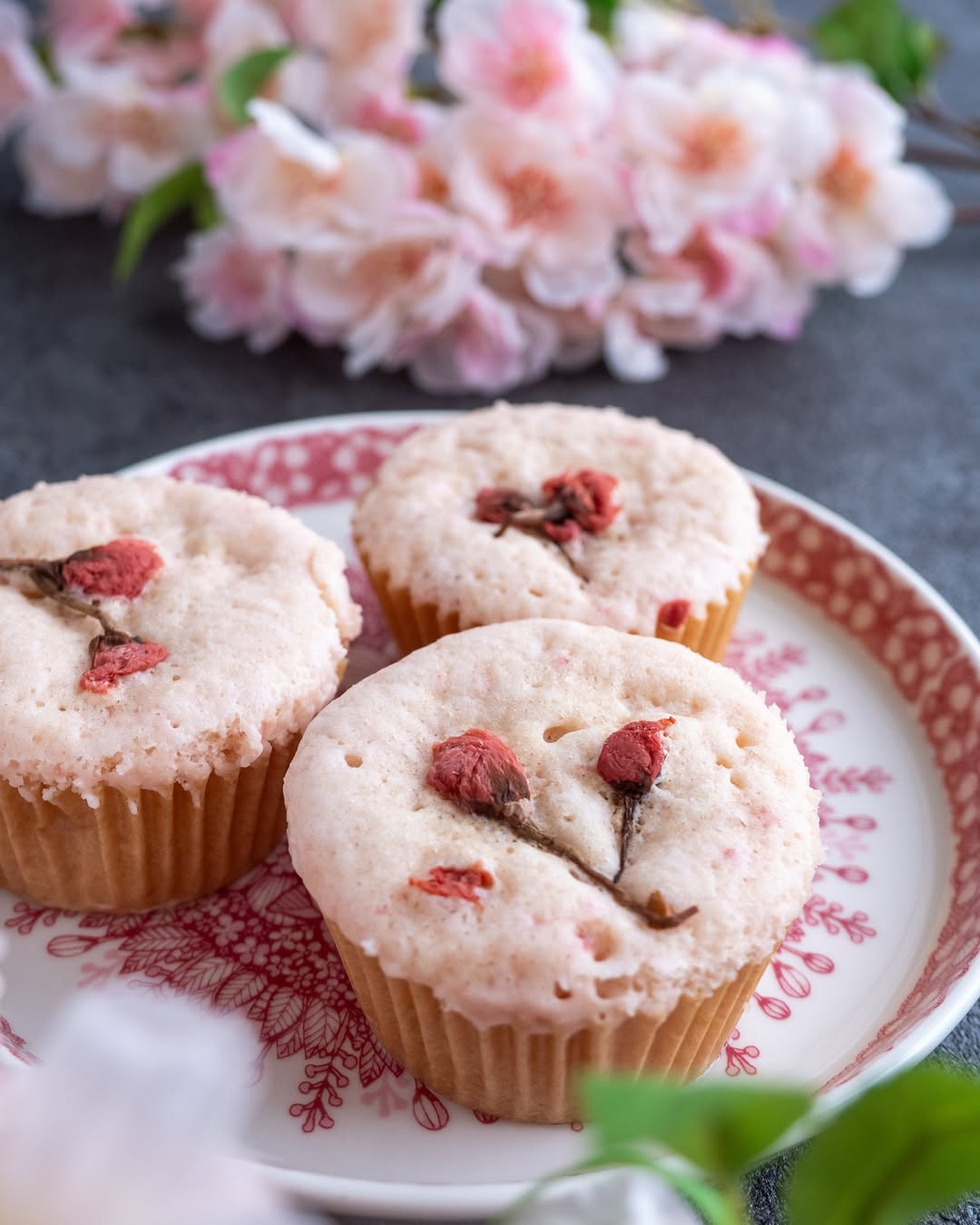 口コミ投稿：大好きな桜スイーツ🌸桜の蒸しパン作ってみました🌸😋桜の塩漬けは常備するほど好き。海…