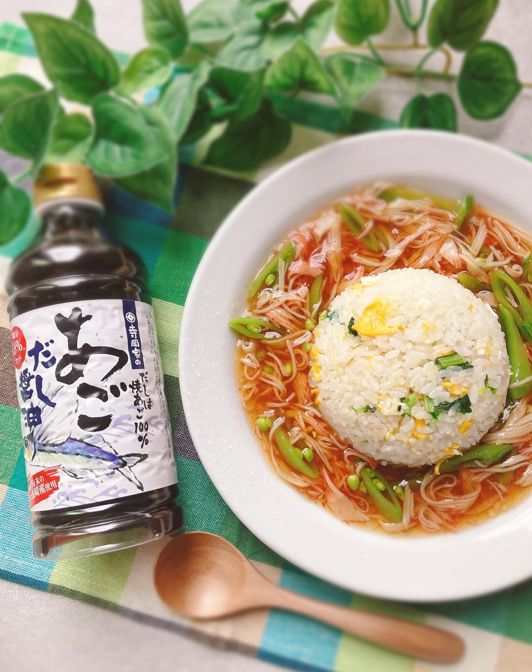 口コミ投稿：今日のランチ！和風あんかけチャーハン🎵寺岡家のあごだし醤油を使ったよ✨▶ @teraoka_…