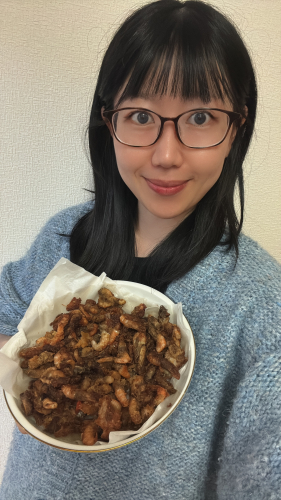 少しピリ辛のサクサクエビ！の画像（1枚目）