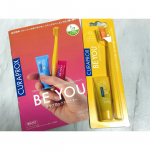 💛・  ｸﾗﾌﾟﾛｯｸｽ BE YOU定番歯ﾌﾞﾗｼ& 歯みがきｾｯﾄ  6種類のｶﾗｰ＆ﾌﾚｰﾊﾞｰで登場.ᐟ.ᐟ🎨♡今回はﾋﾟｰﾁ🍑➕ｱﾌﾟﾘｺｯﾄ🍊💛天然植物ｴｷｽ配合でﾅﾁｭ…のInstagram画像