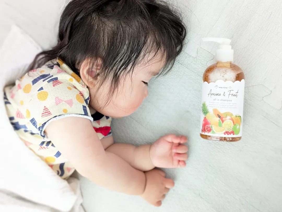 口コミ投稿：🧴親子で使える@primoordine_cosmemia ninaアミノ＆フルーツ オールインシャンプー💛い…