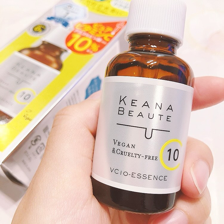 口コミ投稿：.ケアナボーテ VC10濃美容液ピュアビタミンCを10%高配合✨ 毛穴・くすみ・肌荒れに「…