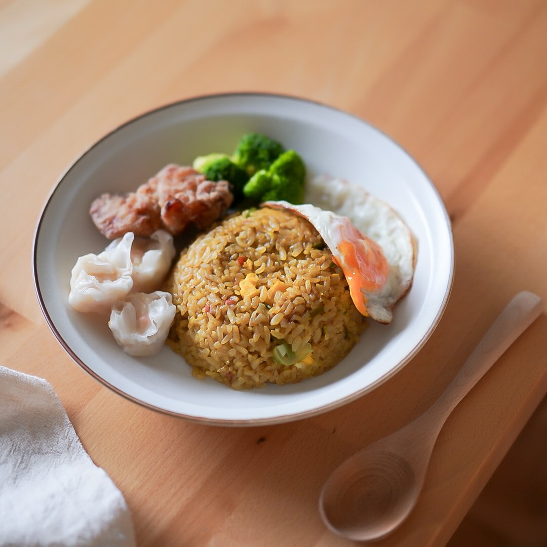 口コミ投稿：.忙しい日の強い味方！大阪王将の【カレーチャーハン】を夜ごはんにいただきました！…