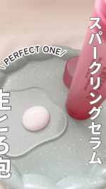 ⁡⁡⁡パーフェクトワン スパークリングセラム🫧⁡⁡4/15 新発売の美容成分配合の炭酸クリーミー泡がうるおいを閉じ込める！「スパークリングセラム 」✨⁡⁡シュワっととろけて馴…のInstagram画像
