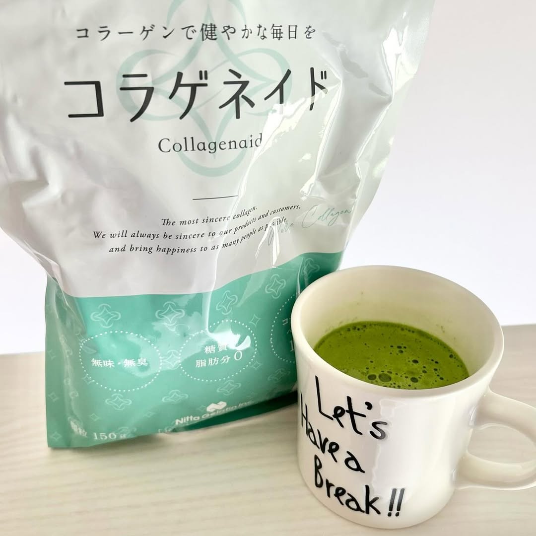 口コミ投稿：.コラゲネイドスプーン１杯で手軽にコラーゲン（たんぱく質）が摂取できる✨無味・無…