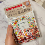 ♡⁡meshimase バスタブレット スパ⁡重炭酸*1×エプソムソルト*2×ゲルマニウム*3配合バスタブレット✨⁡シトラスリーフの香り🍀すっきりした香りが好みでした(*^^*)クリア…のInstagram画像
