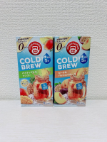 ✿ ˗ˏˋ ポンパドール コールドブリューˎˊ˗夏らしいフレーバーの紅茶をお試しさせて頂きました♡🍑ピーチ＆パッションフルーツ🍍パイナップル＆マンゴーどちらも8包入り🫖✨◌𓈒𓐍…のInstagram画像