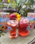 𖤣𖥧𖥣𖡡𖥧𖤣最近のわが家のマイブームはフルーツティー🍊🍏🍑🍍冷たい飲み物がうれしいこれからの時期にぴったりな「ポンパドール」シリーズの中でも人気の「コールドブリュー」シリーズを飲んでいます🥤＜…のInstagram画像